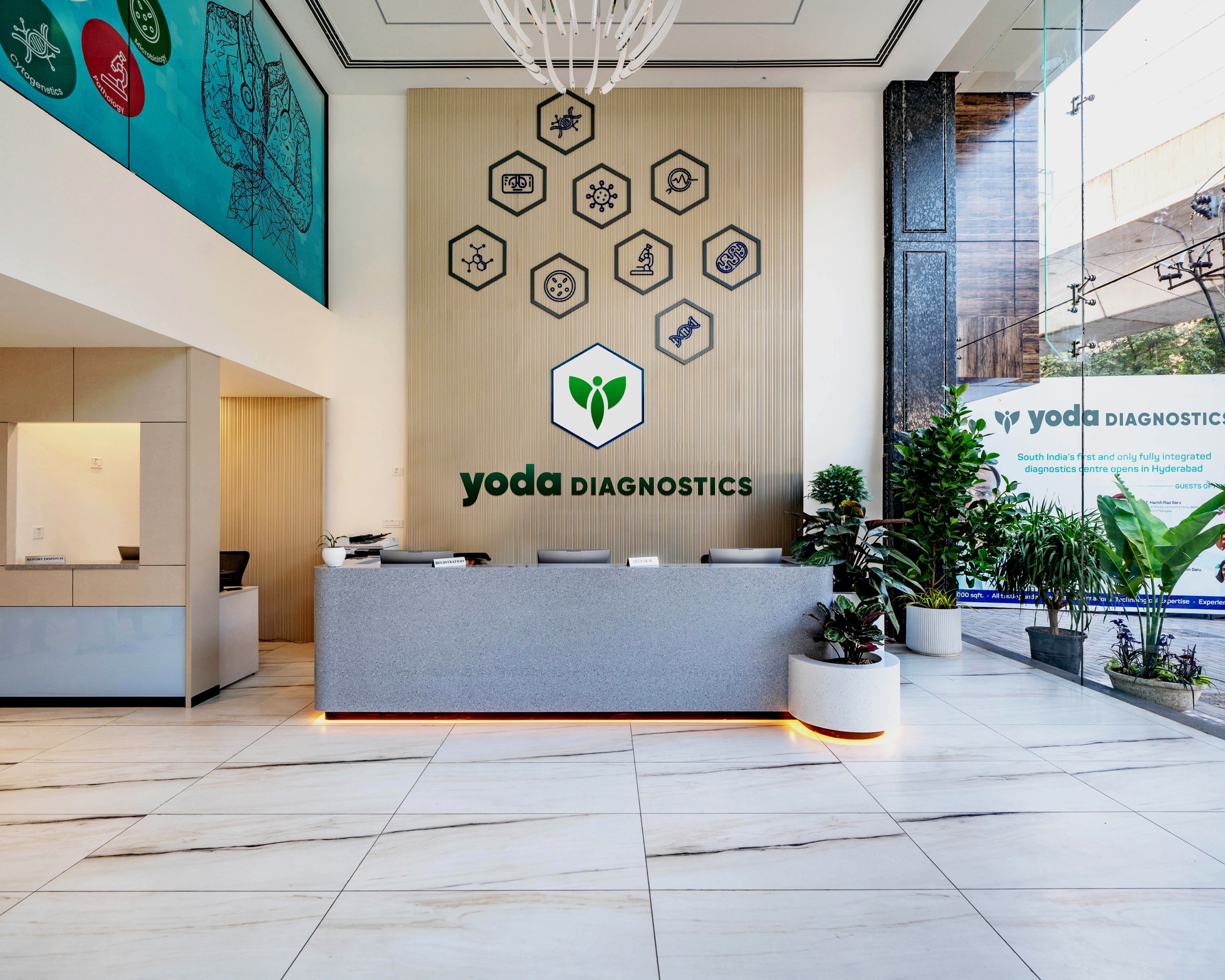 Yoda Diagnostics headquarters providing pathology, radiology, and molecular diagnostic services in India