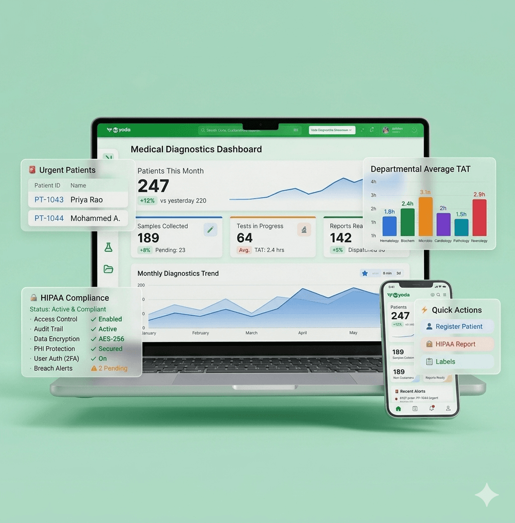 Yoda Diagnostics Dashboard